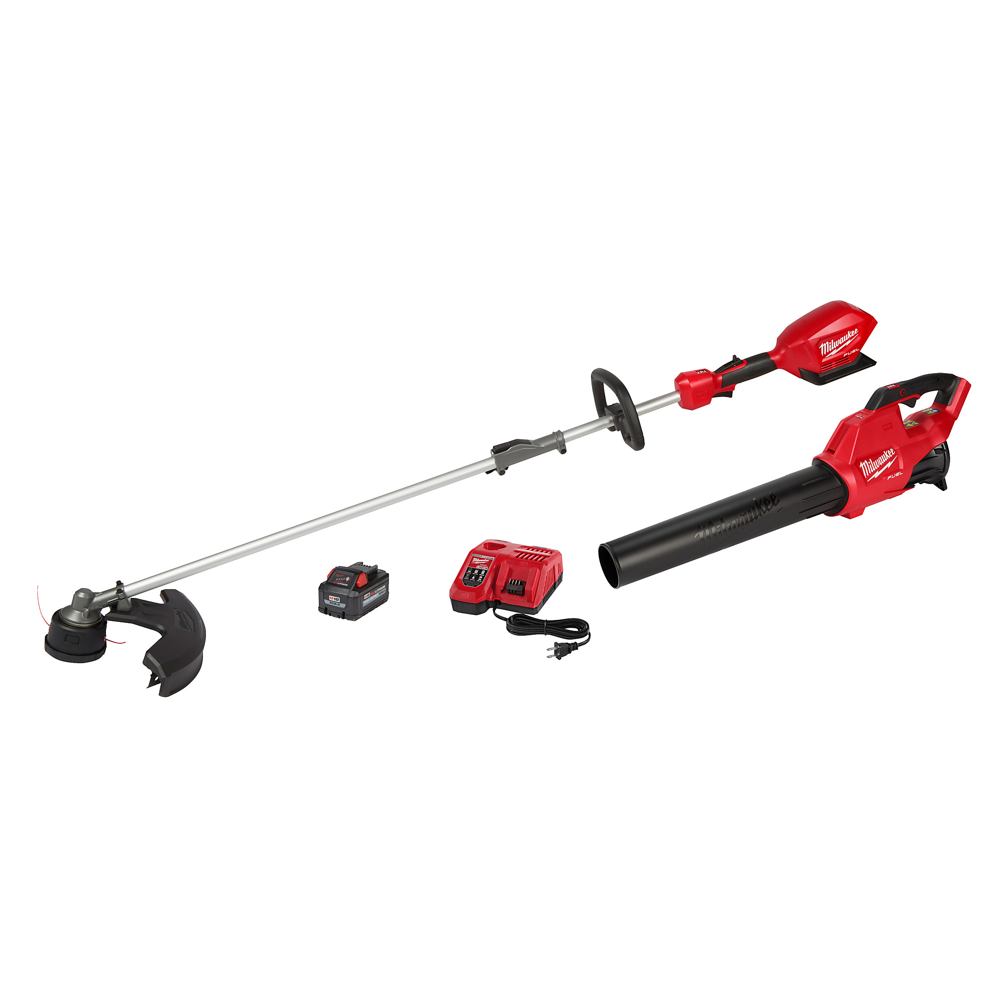 Milwaukee M18 FUEL 2-Tool Cordless String Trimmer/Blower Combo Kit, Complete 18V Li-Ion System, Model# 3000-21